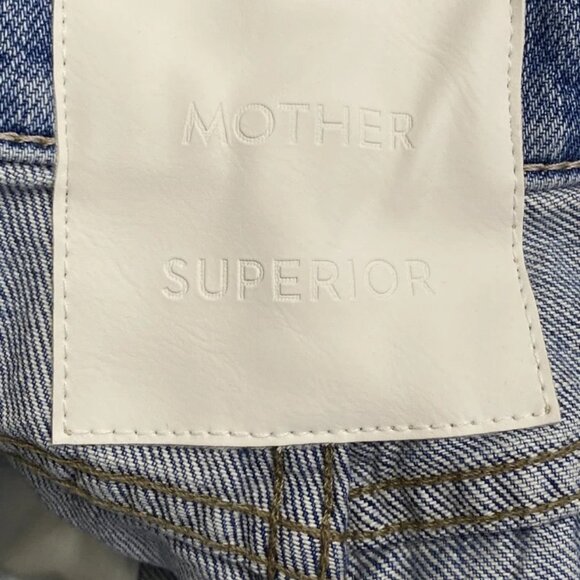 Mother Women's The Bookie Flood Jeans Dean's List Blue High Rise Bootcut Size 24 - Picture 3 of 8